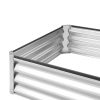 Galvanized Rust-Resistant Steel Raised Bed Planter 72”x36”x12”