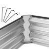 Galvanized Rust-Resistant Steel Raised Bed Planter 72”x36”x12”