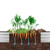 Galvanized Rust-Resistant Steel Raised Bed Planter 72”x36”x12”