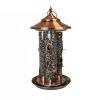 24” Copper Bird Feeder with 3 Tubes and 9 Feeding Ports 10 Lbs Seed Capacity