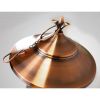 24” Copper Bird Feeder with 3 Tubes and 9 Feeding Ports 10 Lbs Seed Capacity