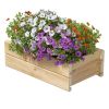 Unfinished Cedar Outdoor Planter Box 21x11x7 In - Made in USA
