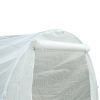 14.5’x6.6’x6.6’ Hoop Greenhouse w/ White PE Cover Steel Frame