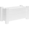 White Vinyl Raised Bed Garden Planter Box 16” x 36” x 18”