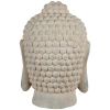 Japanese Buddha Head Indoor/Outdoor Garden Statue 21” Height