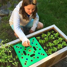 Garden Seed Starter Planting Board Tool Spacing Template