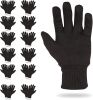 Mens Jersey Light Duty Work Gloves with Elastic Cuffs Pack of 12 Pairs