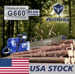 Holzfforma¬Æ 92CC Blue Thunder G660 MS660 066 Gasoline Chain Saw Power Head Without Guide Bar and Chain With Normal Handle Bar