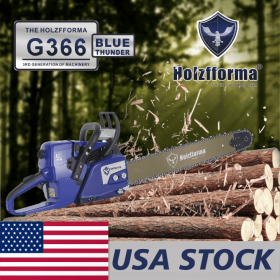 FARMERTEC 59cc Holzfforma¬Æ Blue Thunder G366 Gasoline Chain Saw Power Head Only Without Guide Bar and Saw Chain Parts Are For MS361 Chainsaw