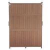 Fir Potting Bench Workstation with Drawers and Cabinet 47 x 65”