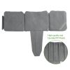 Cobbled Stone Plastic Border Garden Edging - 20 Pieces in Grey