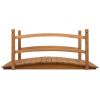 Garden Bridge 55.1"x23.6"x23.6" Solid Firwood