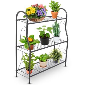 3 Tier Shelf Plant Stand Garden Pot Display Rack 28” x 9.5” x 33”