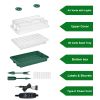 Seed Starter Kit - 2PCS 40-Cell Trays w/Adjustable Grow Lights
