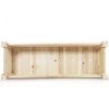 Fir Wooden Elevated Raised Bed Garden Box 47.5” x 14” x 20”