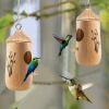 Outdoor Hanging Hummingbird Bird Houses Garden Craft Ornamental Decoration 2 Pieces