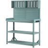 Heavy Duty Fir Wood Potting Bench with Anti-Fall Device 47”x65”