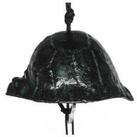Japanese Cast Iron Turtle Wind Chimes Bell Vintage Garden Outdoor Hanging Bell Chime Black Cast Iron