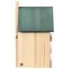 Natural Fir Wooden Bird Houses Mounting or Hanging 1” Opening  4 PC