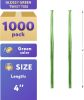 Pack of 2000 Blue Paper Twist Ties 4' Long and 3/16' Blue Stripes Twist Ties for Plastic Trash; Bread Bags Paper Coated Ties Multi Function Strong Wir
