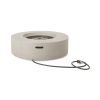 Outdoor Round MGO Fire Pit Table 50 000 BTU 39.25” Diameter