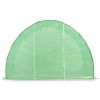9.8’ x 4.9’ x 6.5’ Hoop Greenhouse with Steel Frame, PE Cover
