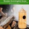 Outdoor Hanging Hummingbird Bird Houses Garden Craft Ornamental Decoration 2 Pieces