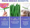 Pack of 2000 Blue Paper Twist Ties 4' Long and 3/16' Blue Stripes Twist Ties for Plastic Trash; Bread Bags Paper Coated Ties Multi Function Strong Wir