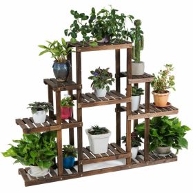 Symmetrical Stair Step 6 Tier Garden Plant Stand 7.5” x 10” x 38”