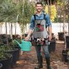 15-Pocket Adjustable Work Tool Apron Made of 600D Oxford Cloth