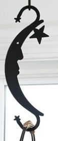 Moon & Star Garden S-Hook Decorative Hanger 13”