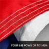 Combo Pack 3 x 5 Ft USA American Flag and Texas State Flag