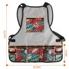 15-Pocket Adjustable Work Tool Apron Made of 600D Oxford Cloth