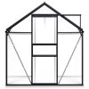 A-Frame Greenhouse Polycarbonate and Aluminum Frame 6'x6’