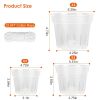 9 PC Orchid Seed Starter Kit Reusable Clear Pots with 32’ Rope