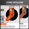 VEVOR Retractable Air Hose Reel, 3/8 IN x 50 FT Hybrid Air Hose Max 300PSI, Air Compressor Hose Reel with 5 ft Lead in, Ceiling / Wall Mount Heavy Dut