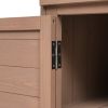 Fir Potting Bench Workstation with Drawers and Cabinet 47 x 65”
