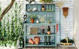 Heavy Duty Fir Wood Potting Bench with Anti-Fall Device 47”x65”
