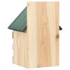 Natural Fir Wooden Bird Houses Mounting or Hanging 1” Opening  4 PC