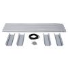 Galvanized Steel Square Raised Garden Bed 48” x 48” x 12”