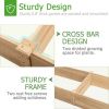 Wooden Raised Garden Bed Divisible Planter 92” x 22” x 9”