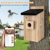 Smart Birdhouse with 3MP Camera and Phone App - Auto Capture Bird Videos, Close-Ups, Motion Detection