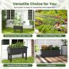 Self-watering Elevated Raised Bed with Trellis 30" x 14.5" x 74.5”
