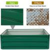 Coated Steel Raised Garden Bed for Patio/Ground 40”x 32”x12”