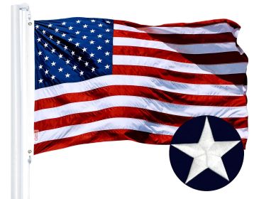 Combo Pack 3 x 5 Ft USA American Flag and Texas State Flag