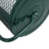 Metal Mesh Lawn Care Compost Spreader for Compost, Manure, Peat Moss 24 Inch Roller