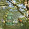 Powder Coated Iron Wild Bird Feeder 3-Tier, 6 Perches and 4 Water Bowls 360 Degree Viewing