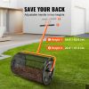 VEVOR Adjustable Compost Spreader for Compost, Peat Moss, Manure, Topsoil 24” Bin