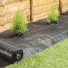 GROW1 Landscape Ground Cover Weed Mat Barrier Black