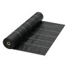 GROW1 Landscape Ground Cover Weed Mat Barrier Black